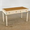 Italian style brass mounted and painted desk