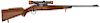 *Winchester Model 52 Deluxe Bolt-Action Rifle with Kollmorgen Scope 