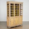 Louis XVI style giltwood bookcase cabinet
