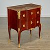 Louis XV ormolu mounted commode, signed Roussel