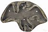 Tin sheet iron flying eagle cookie cutter, 19th