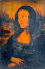 John Decker Oil, 'Garbo as The Mona Lisa'