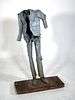 Galvanized Tin Empty Suit Figure