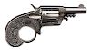 Rare Engraved James Reid New Model Five-Shot Knuckleduster Revolver with Barrel 