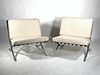 Pair of Mies Van Der Rohe Barcelona Style Chairs