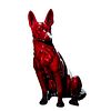 Royal Doulton Flambe Animal Figurine, Alsatian HN921