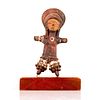 Pre Columbian INAH Reproduction Figurine with Base