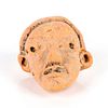 Pre Columbian Figurine Fragment, Man's Head