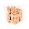 Pre Columbian Figurine Fragment, Terra Cotta Head