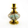 Unusual Delft Porcelain Candle Holder Lustre Glaze