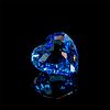 Swarovski Crystal Collectors Society Figurine, Blue Heart