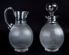 Lalique Langeais Crystal Decanter & Pitcher