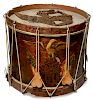 Civil War New York Painted Drum 