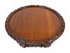 A Georgian Carved Mahogany Lazy Susan
Height 4 3/4 x diameter 23 inches.
