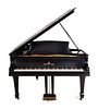 A Steinway & Sons Ebonized Model A Salon Grand Piano
Height 39 1/2 (closed) and length 72 inches.