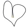 Temple St. Clair 18K Gold Black Leather Cord Necklace