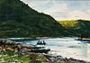 Ogden Minton Pleissner (American, 1905-1983) Salmon Fishing Sketch - St. John River
