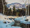 Walter Koeniger (American, 1881-1943) River in Winter