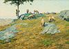 Charles Henry Hayden (American, 1856-1901) Pasture Land, alternatively titled Sheep Grazing in Landscape