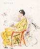 Oskar Laske (Austrian, 1874-1951) Seated Woman in a Kimono