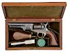 Cased Colt Model 1849 Percussion Revolver 