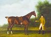 Signed Shipley Equestrian Oil on Canvas