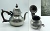 English Queen Anne Pewter Teapot by John Townsend