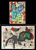 Chagall & Miro Prints for Derriere le Miroir, 1970s