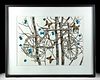 Signed George Dombek Watercolor - Bicycle, ca. 2004