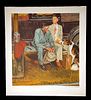 Norman Rockwell Lithograph - "Breaking Home Ties" 1970s