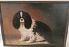 OIL PAINTING OF SPANIEL DOG 