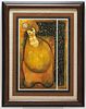 Modern Abstract Figure WC Painting