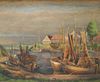 Robert Barnekow Impressionist Harbor Painting