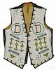 Native American Plains beaded man's vest with a