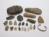 23PC Native American Arrowheads & Stone Tools