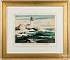 Andrew Wyeth signed print