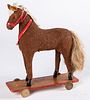 Horse pull toy, early 20th c.