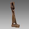 Ancient Egyptian Carved Wood Female Figure late period c.630-300 BC. 