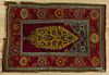 Turkish carpet, ca. 1920, 5'2'' x 3'5''.