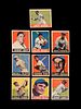 A Group of 10 1948 Leaf Baseball Cards,