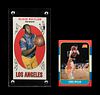 A Group of Hall of Fame Basketball Cards,