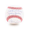 A 500 Home Run Club Signed Baseball Featuring 11 Autographs (PSA)