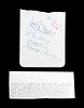 A Multi-Signed   Cut Autograph Album Page Featuring Baseball Hall of Famers Lefty Grove, George Sisler, Bill Terry, Heavyweight Boxing Champion Jack D