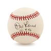 A Don Larsen Single Signed and Perfect Game Inscribed Baseball
