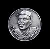 A 1962 Jackie Robinson Hall of Fame Pewter Press Pin