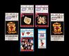 A Group of 6 Michael Jordan Chicago Bulls Playoffs and NBA Finals "Last Dance" Era Ticket Stubs including "The Shrug" game from 1992 Finals,