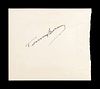 A Heavyweight Boxing Champion Tommy Burns Signed Autograph,