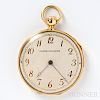 18kt Gold Open Face Quarter-hour Repeating Pocket Watch