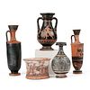Grp: 5 Ancient Greek Pottery Vessels