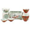 Chinese Porcelain Cups Bowl & Planter